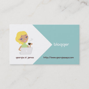 Blogger Business Cards Visitenkarte