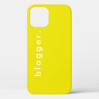 Blogger Vibranly Yellow Simple Modern Business