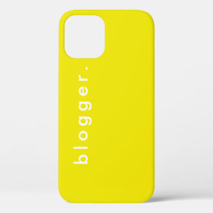 Blogger Vibranly Yellow Simple Modern Business Case-Mate iPhone Hülle