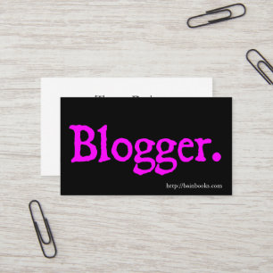 Blogger Visitenkarte