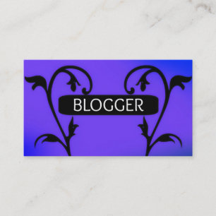 Blogger-Visitenkarte Visitenkarte