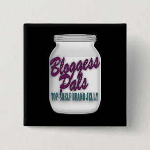 Bloggess Kumpel-Regal-Quadrat-Knopf Button