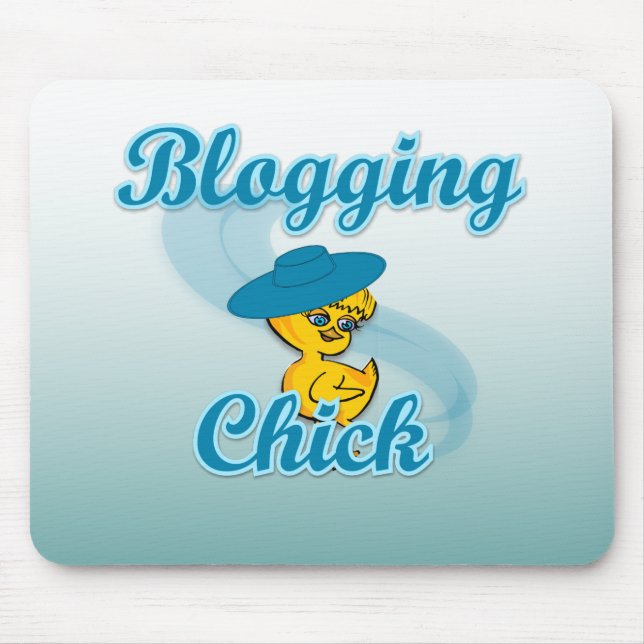 Blogging Chick #3 Mousepad (Vorne)