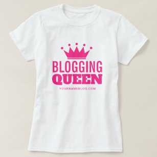 Blogging Queen t Shirt Geschenk für Blogger