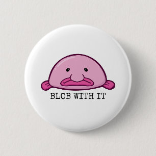 Blogs mit ihm / Blobfish Button