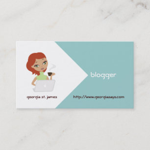 Blogueur Carte de visite