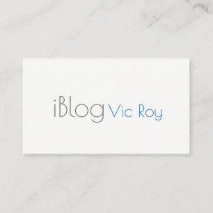 Blogueur, médias sociaux, carte de visite Suivez-m