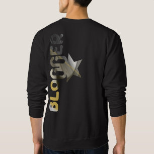BLOGUEUR Tendance Sweatshirt Abstraite Black White