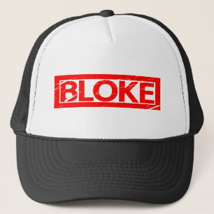 Bloke Briefmarke Truckerkappe