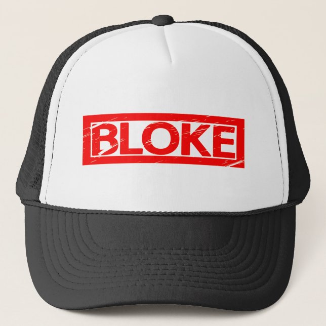 Bloke Briefmarke Truckerkappe (Vorderseite)