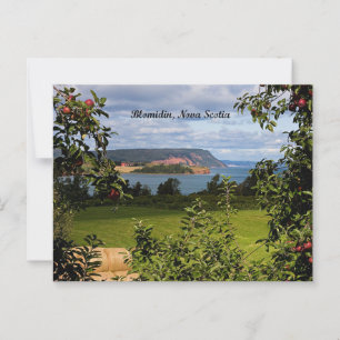 Blomidin, Nova Scotia, Kanada Postkarte