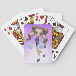 Blond Cheerleader Playing Cards Spielkarten