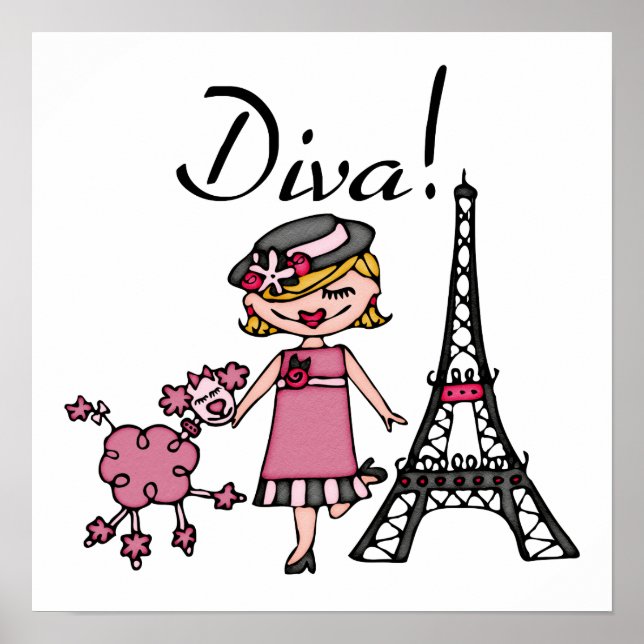 Blond Hair Diva Poster (Vorne)