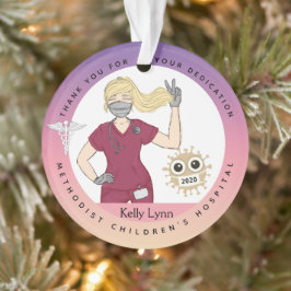 Blond-Krankenversicherung anpassen Ornament