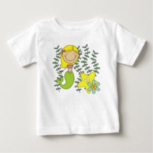 Blond Mermaid Baby T-shirt
