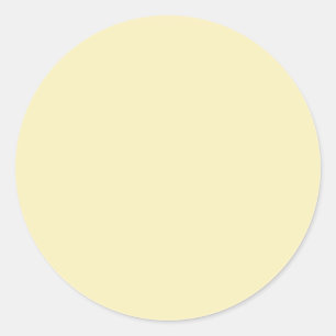 Blond Solid Color Runder Aufkleber