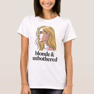 Blond & Unbekümmert Ästhetik Damen T-Shirt