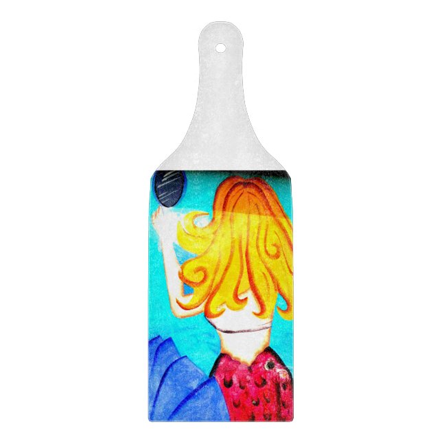 Blondajacke Schneidebrett (Vorderseite)