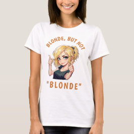 Blonde, aber nicht "BLONDE" Tri-Blend Shirt