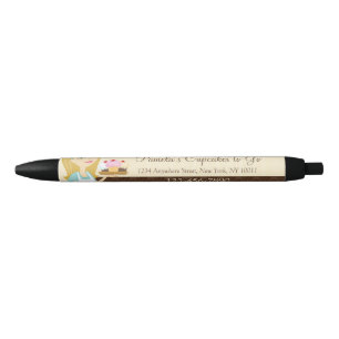 Blonde Baker Cupcake D12 Anpassbarer Pen 2 Kugelschreiber