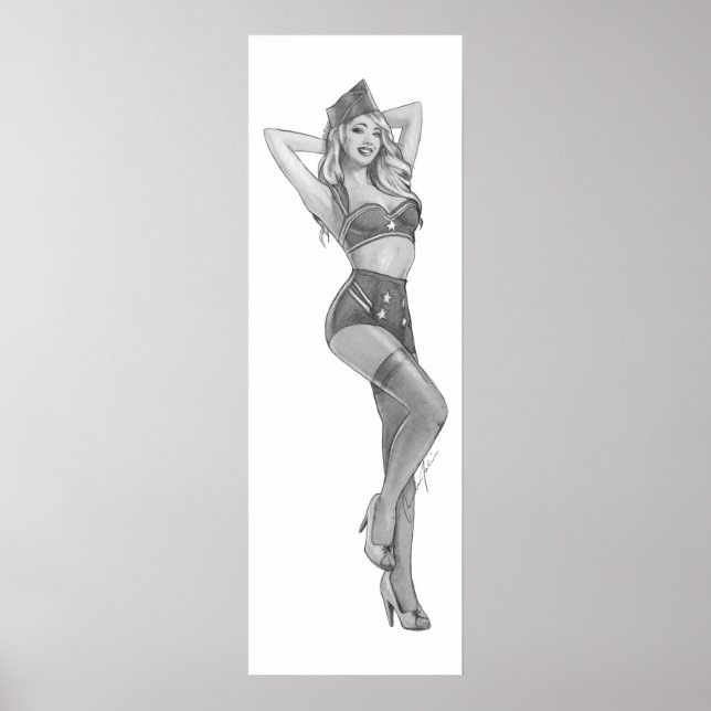 Blonde Bombshell Poster (Vorne)