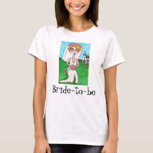 Blonde Bride & Bling - T - Shirt der künftigen Gen