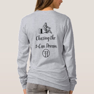 Blonde & Broke - Barrel Racing - Schwarzes Logo T-Shirt