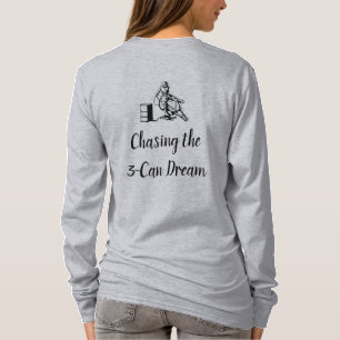 Blonde & Broke - Barrel Racing - Schwarzes Logo T-Shirt