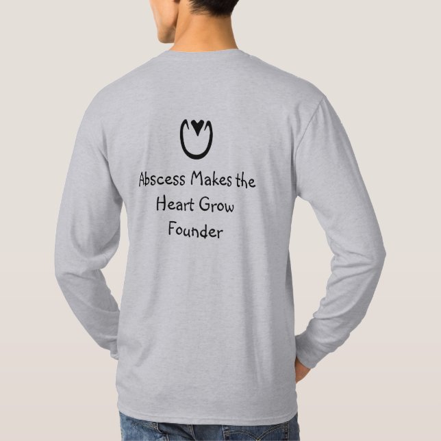 Blonde & Broke - Farrier Spaß - Shirt der Männer (Rückseite)