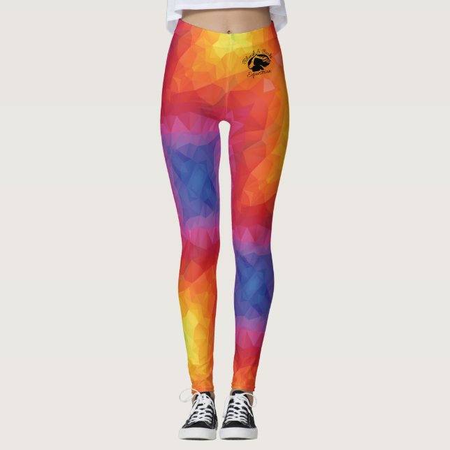 Blonde & Broke - Gemusterte Leggings - Schwarzes L (Vorderseite)