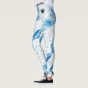 Blonde & Broke - Gemusterte Leggings - Schwarzes L