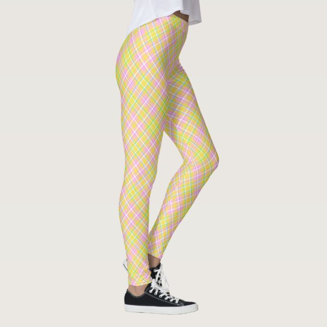 Blonde & Broke - Gemusterte Leggings - Schwarzes L (Rechts)