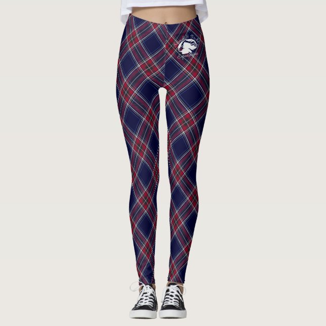 Blonde & Broke - Leggings à motifs - Logo Blanc (Devant)
