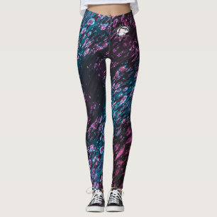 Blonde & Broke - Leggings à motifs - Logo Blanc