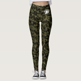 Blonde & Broke - Leggings für grüne Camouflage