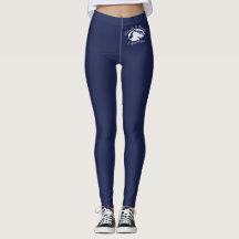 Blonde & Broke - Leggings solides - Logo blanc