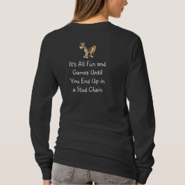 Blonde & Broke - Spaß - Weißes Logo T-Shirt