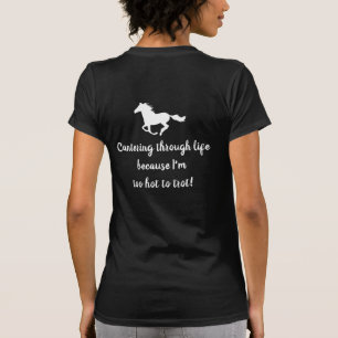 Blonde & Broke - Spaß - Weißes Logo T-Shirt