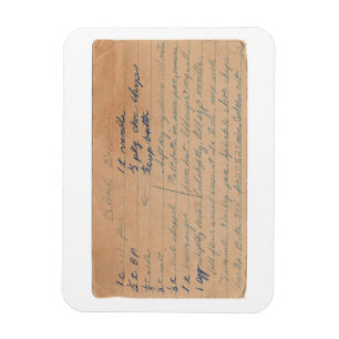 Blonde Brownies Vintage-Rezeptkartenmagnet Magnet