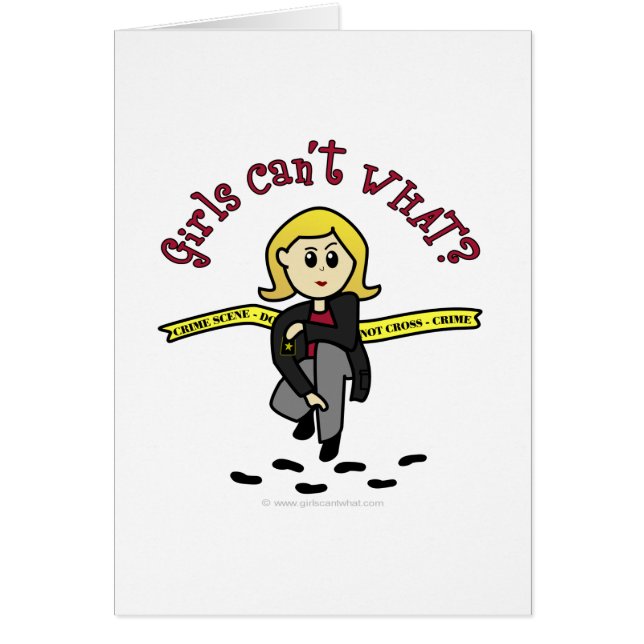 Blonde CSI Girl (Vorne)