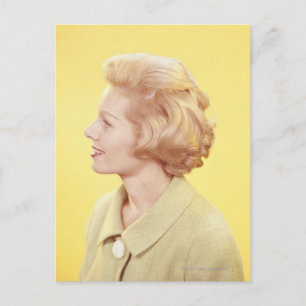 Blonde Frau 2 Postkarte