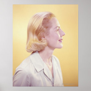 Blonde Frau Poster