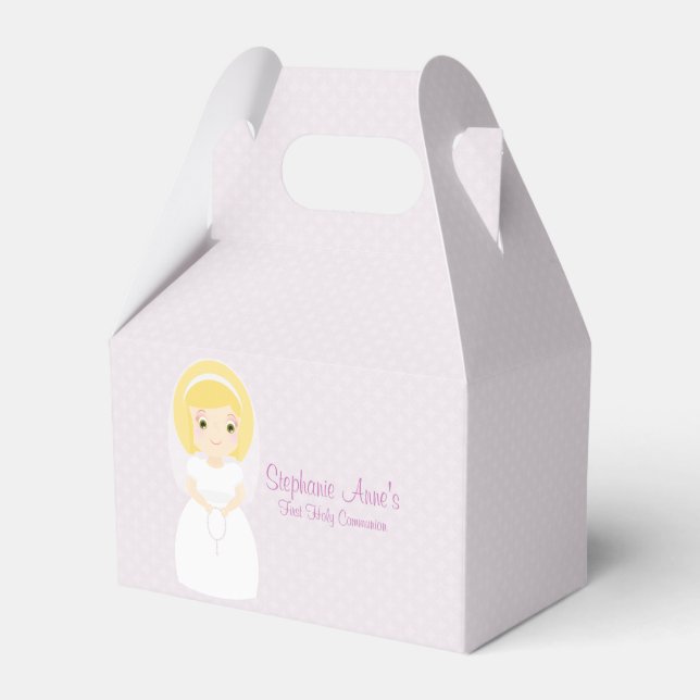 Blonde Girl Geschenkschachtel (Vorderseite)
