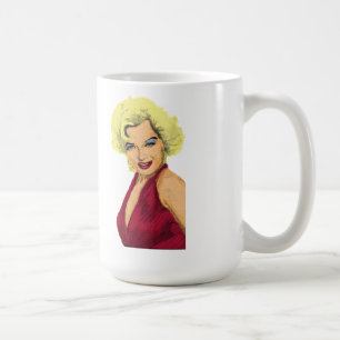 Blonde Glamour Girl Kaffeetasse
