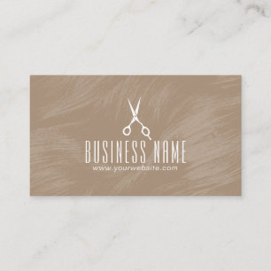 Blonde Haar Treppe Friseur Salon Ernennung Terminkarte