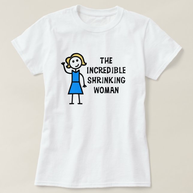 Blonde Hair Unglaubliche Schrumpfung T - Shirt (Design vorne)