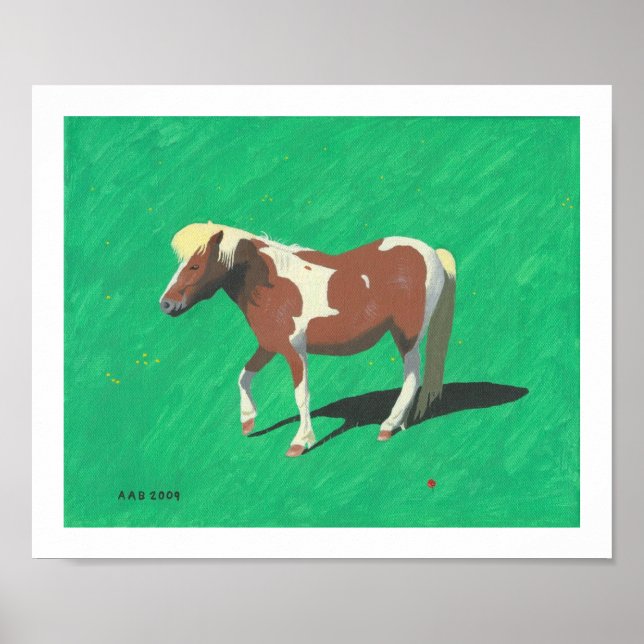Blonde Horse Poster (Vorne)