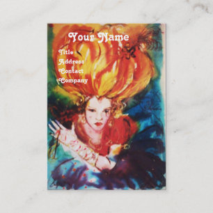 BLONDE IN RED Monogram Beauty ,Makeup, Friseur Visitenkarte