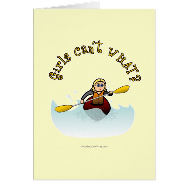 Blonde Kayaker (Vorne)
