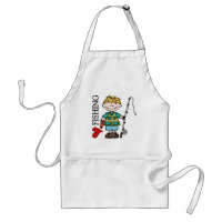 Blonde Liebe-Fischerei des Jungen-I